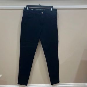 American Eagle Black high-rise Jegging